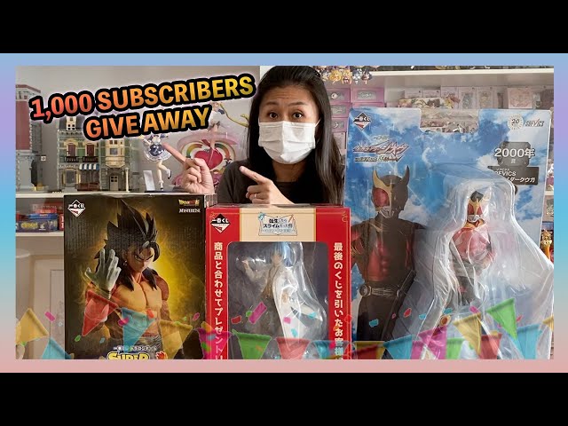 Give-away for 1,000 subscribers! #giveaway #anime