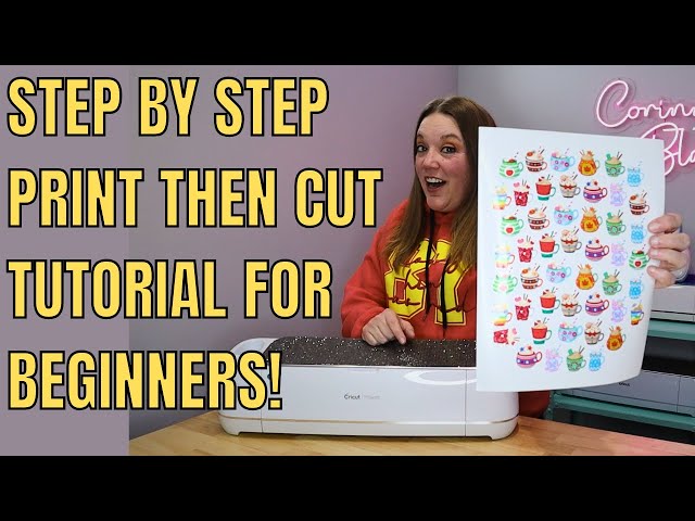 Cricut Print Then Cut Made EASY for Beginners | Save Materials + Perfect Your First Project!