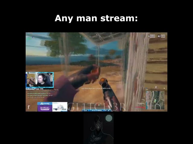 Average stream beetwen men and girls. #streamers #hannah #shroud #pubg #random #memes #belike #uwu