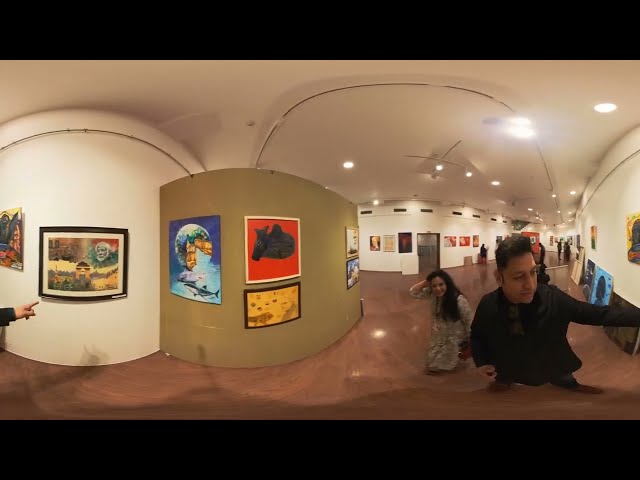 VR Walkthrough of Painting Exhibition on Sh. Narendra Modi