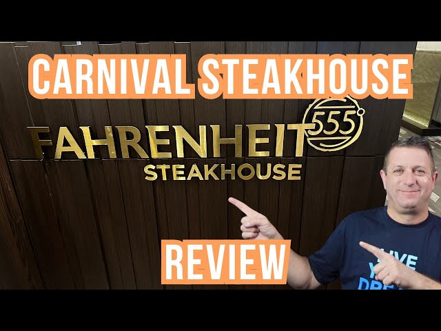 Fahrenheit 555 Review - Carnival Celebration Specialty Dining