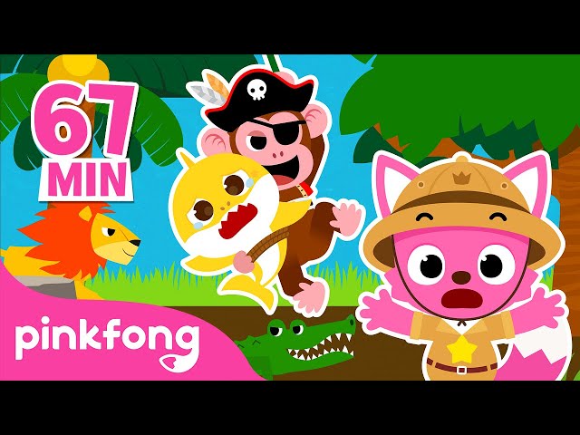 🐒 Are you an Animal Lover? | Jungle + Farm Animal Song Compilation | Pinkfong Kids Songs