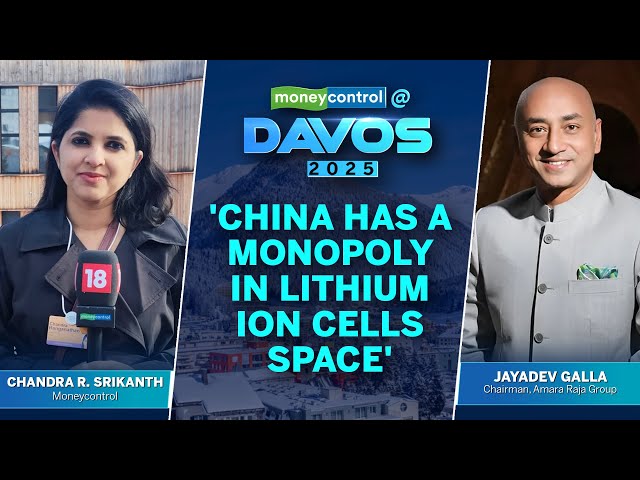 Davos 2025 | Jayadev Galla, Chairman, Amara Raja Group On Lithium Ion Cells, China's Monopoly & More