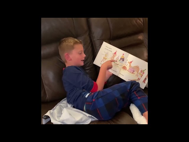 Ryland Reads the Letter C Book