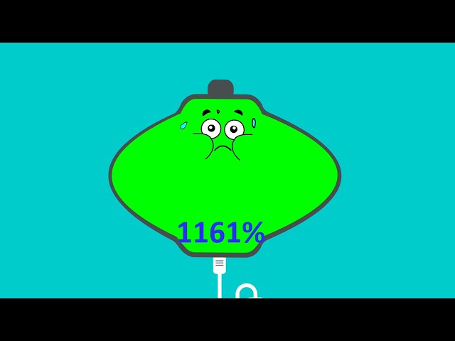 Low Battery Overcharging 0 To 1200 Percent | Battery Charging Animation | NCR Animation