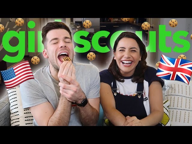 British Try Girl Scout Cookies | Texas Series