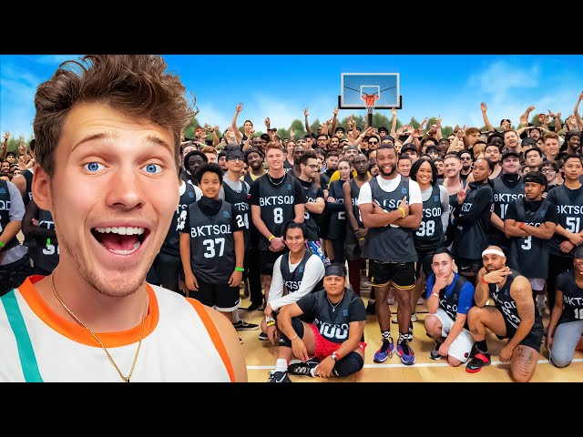 100 Basketball Players Compete for $10,000!