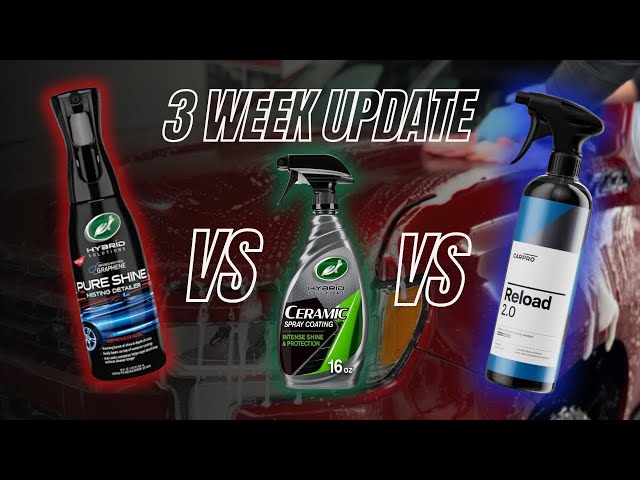 Longest Lasting Spray Wax? Ceramic vs Graphene vs Silica PART 2