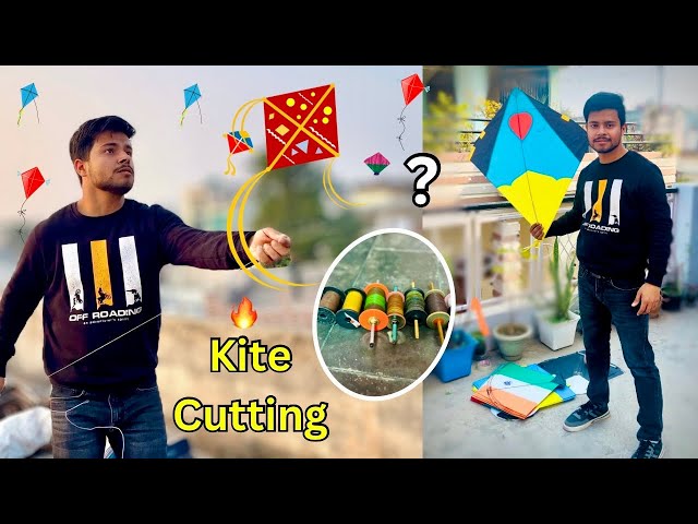 Patangbazi on Basant Panchami Vlog 🪁😍 || Kite Cutting Tricks patangbaaz Flying