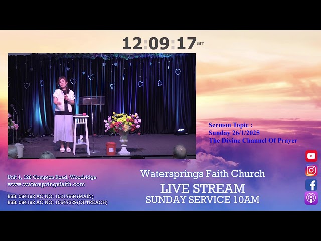 Watersprings Faith Church Live Stream