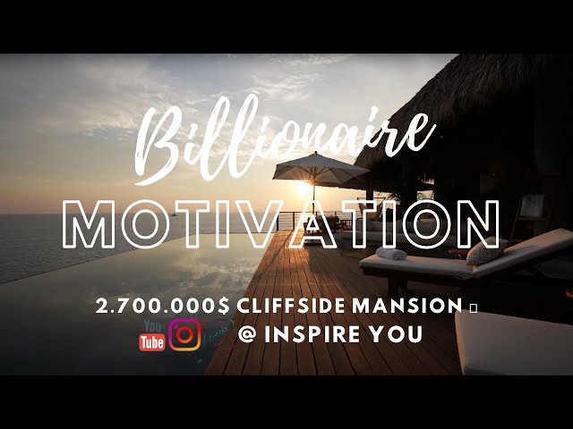 Billionaire Motivation 🤑 2.700.000$ Cliffside Luxury Mansion in Mexico