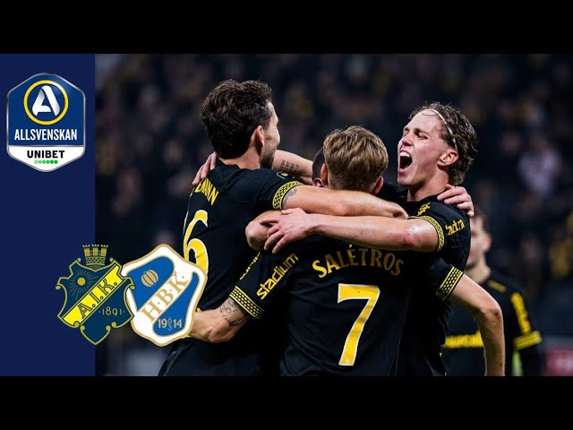 AIK - Halmstads BK (5-1) | Höjdpunkter