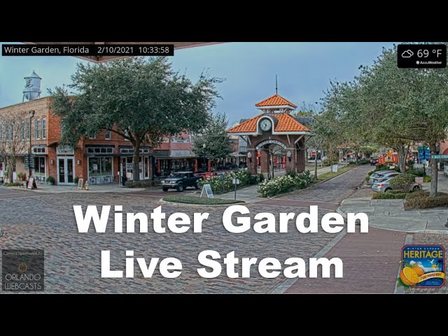 🔴 LIVE: Winter Garden, Florida Downtown Webcam