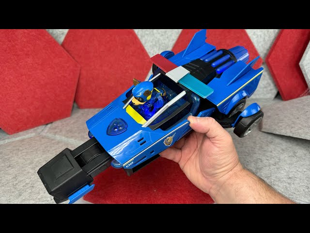 Paw Patrol Chaser's Mighty Transforming Cruiser Review - Paw Patrol Movie Toys