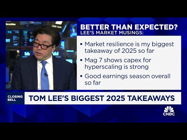 Tariffs have had more bark than bite, says Fundstrat's Tom Lee