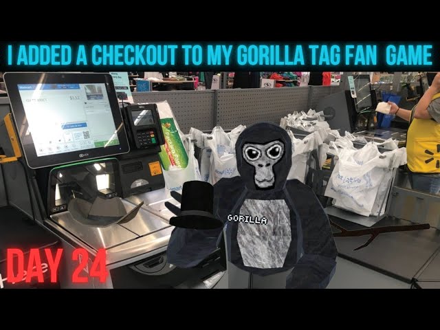 I Added A Checkout To My Gorilla Tag Fan Game (Day 24)