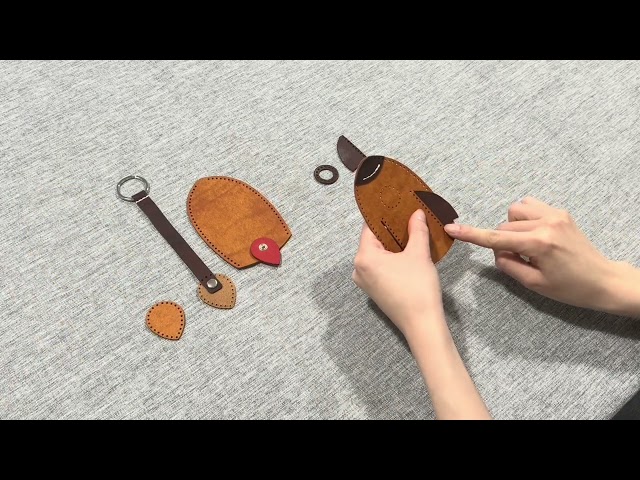 Tutorial - Rocket Leather Key Holder 🚀👩🏻‍🚀