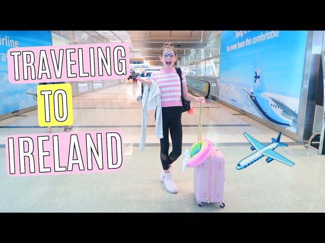 Traveling to Ireland, International Plane Trip | Dublin Vlog Part 1