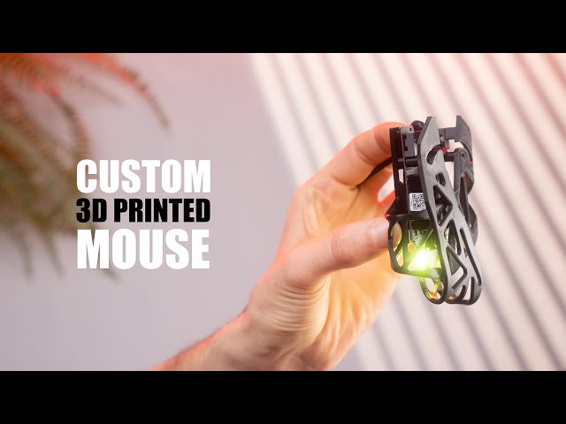 Custom 3D Printed Gaming Mouse - 39 Grams