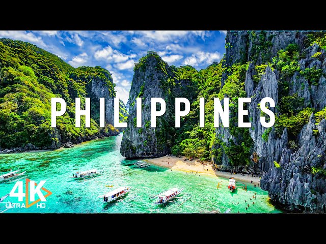 Philippines 4K - Relaxing Music With Beautiful Natural Landscape - Amazing Nature