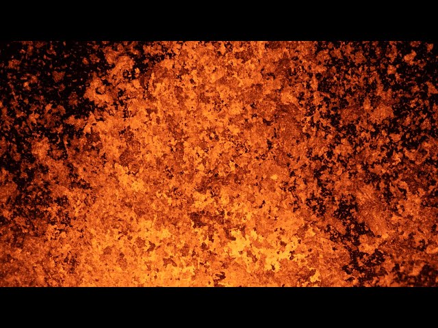 Lava fountains close up - Volcano Eruption in Iceland, 2022 - 4K original audio