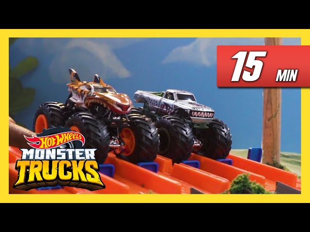 MONSTER TRUCK MANIA | Monster Trucks | @HotWheels