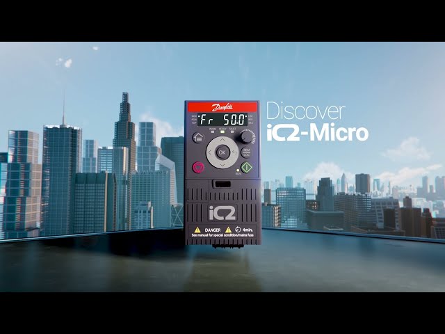 Discover iC2-Micro, a general-purpose drive for fan, pump, material handling, and textile machinery