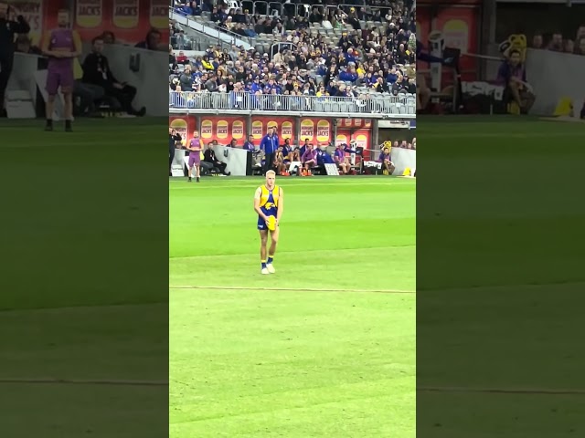 Oscar Allen Goal v Blues. AFL Round 7 2023: West Coast v Carlton