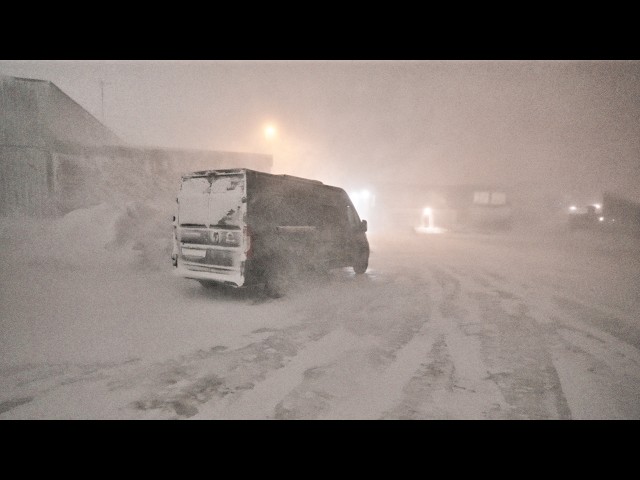 Surviving INSANE BLIZZARD in The Worlds HARSHEST Place! SNOW STORM Winter Van Life Solo Camping