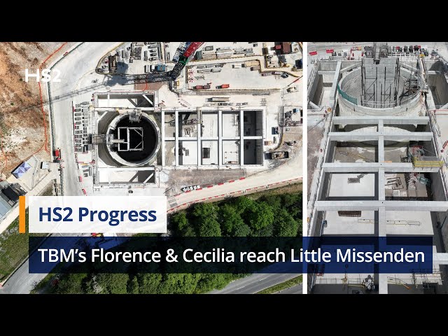 Tunnel progress as HS2’s ‘Florence’ and ‘Cecilia’ reach Little Missenden