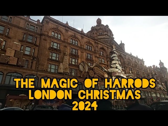 ❣THE MAGIC OF #HARRODS LONDON CHRISTMAS2024 || INSIDE HARRODS❣ #CHRISTMASFOOD HALL