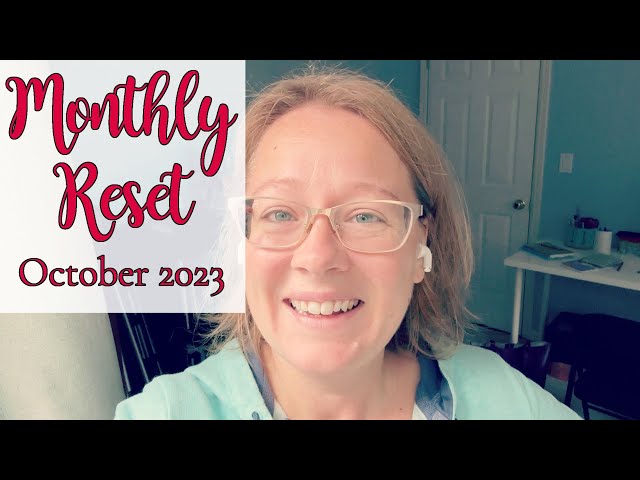 MONTHLY RESET || OCTOBER || PLAN ALL THE THINGS