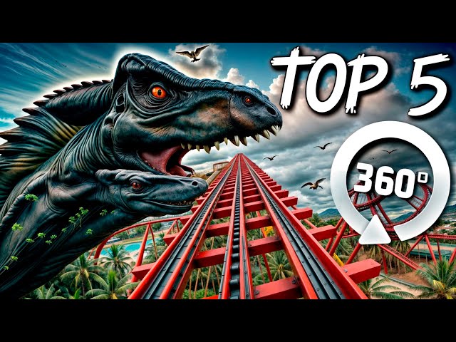 The 5 Most Terrifying Dinosaur Rollercoasters You Can Ride In VR!