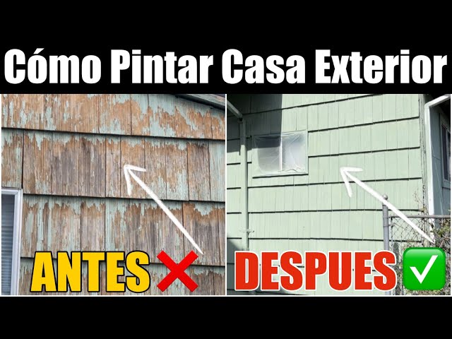 Como Pintar El Exterior de Una Casa Que Tiene Siding de Madera Cedro y Tiene Pintura Descarapelada