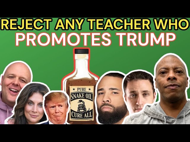 WHY CHRISTIANS MUST REJECT TRUMP TEACHERS