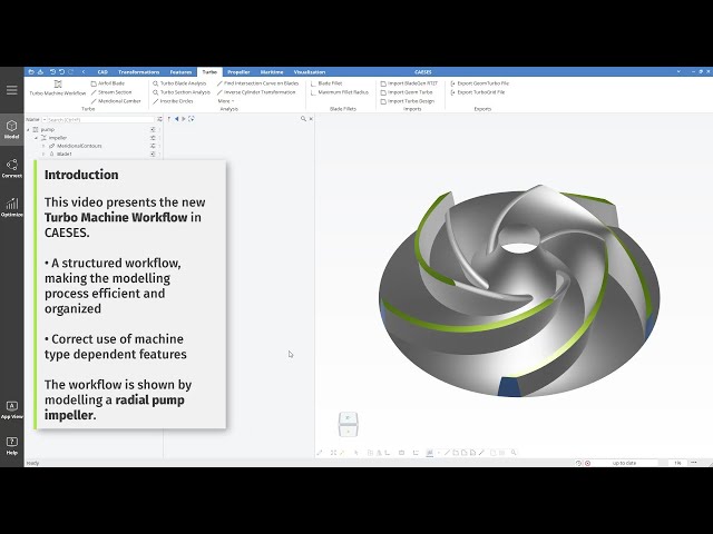 How to Design a Parametric Pump in CAESES in 20 min