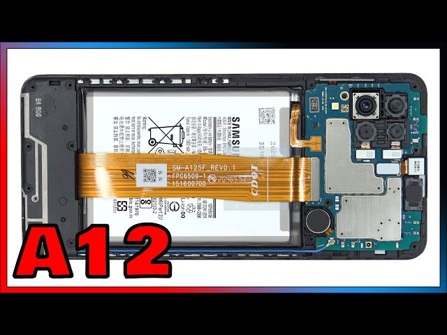 Samsung Galaxy A12 Disassembly Teardown Repair Video Review