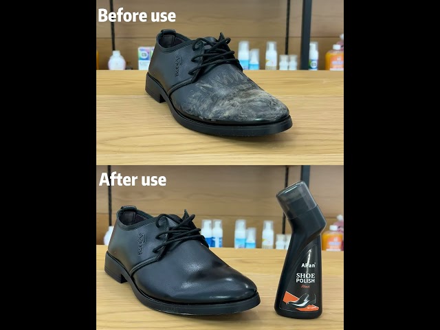 ✨ Liquid Shoe Polish: Shine & Protect! ✨ #globalbusiness #cleaningproducts