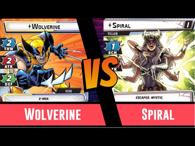 Marvel Champions | Wolverine | Vs Spiral | True Solo | Aggression | Deck Building | Mojo Mania