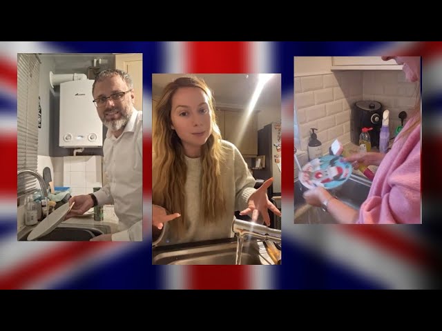 How do British Wash dishes? |American Reaction