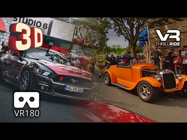 The Best of American Cars in 3D VR180 - Showcased in an epic Park Parade at MOVIE PARK US CAR Show