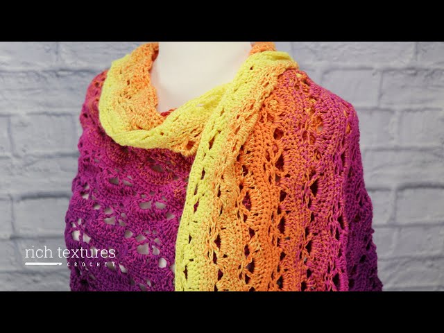 Mountains Shawl Crochet Pattern