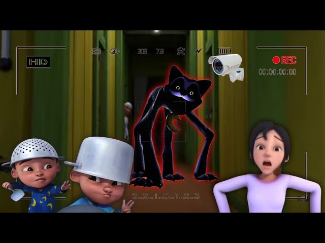 TEREKAM CCTV !!! Nampak Catnap dirumah Upin Ipin Takut