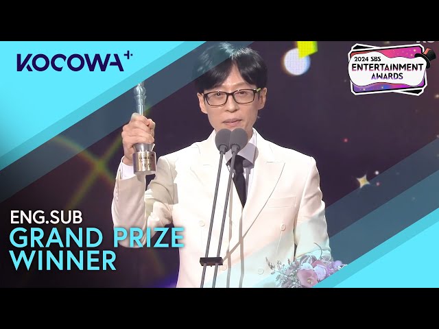 Grand Prize Winner: Yu Jae Seok 🏆 | 2024 SBS Entertainment Awards | KOCOWA+