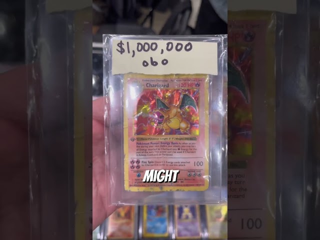 $1,000,000 1st Edition Charizard Pokemon Card