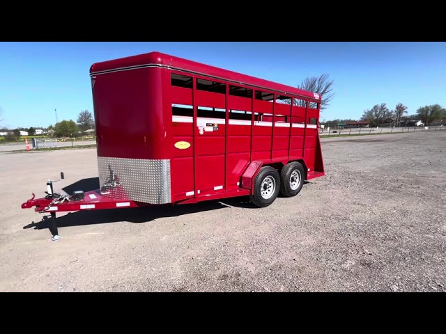 2024 NEW VALLEY TRAILERS 6'8" X 16' STOCK BUMPER PULL LOT#  2050 MAY 2024 AUCTION