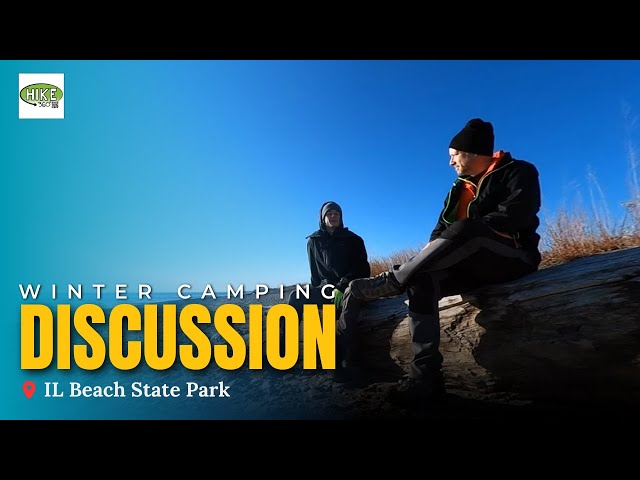 Illinois Beach State Park, IL - Winter Camping Discussion (Hike 360° VR Video)