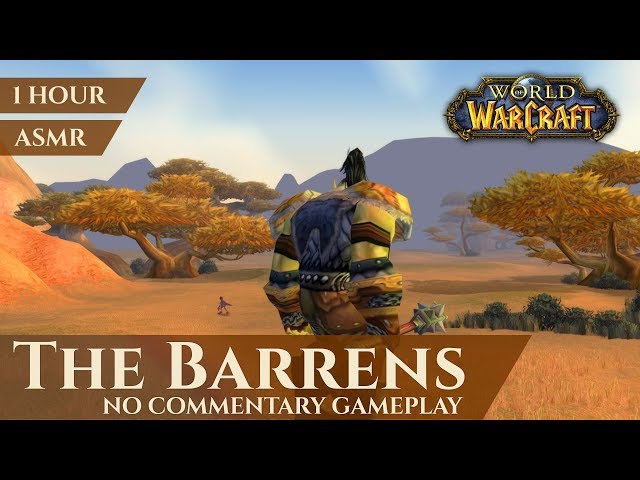 Vanilla Barrens - Gameplay No Commentary, ASMR (1 hour, 4K, World of Warcraft Classic)