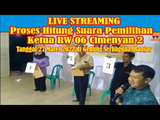 🔴 LIVE Streaming Proses Hitung Suara Pemilihan Ketua RW 06 Cimenyan 2 #arnazcomputerofficial