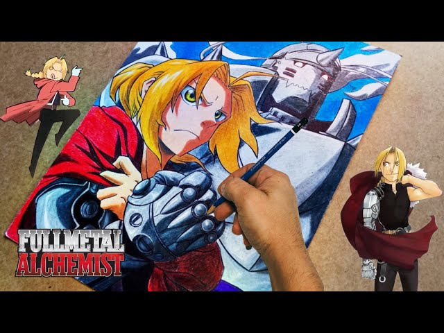 Speed drawing - Edward Elric (Full metal alchemist)